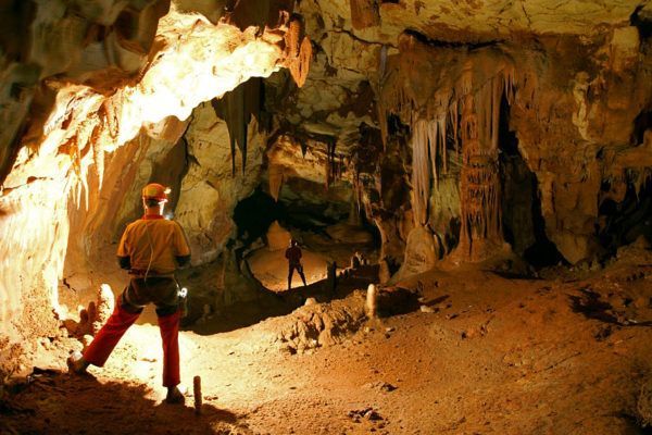 Speleologie in de Ardèche