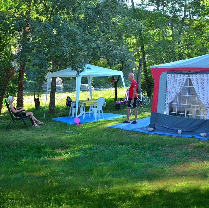 Emplacements de camping en Ardèche