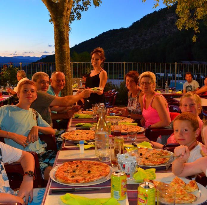 Le restaurant du camping les platanes