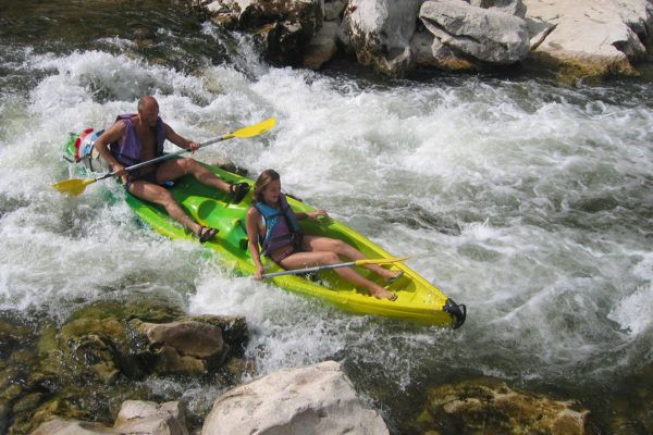 Kano op de Ardèche