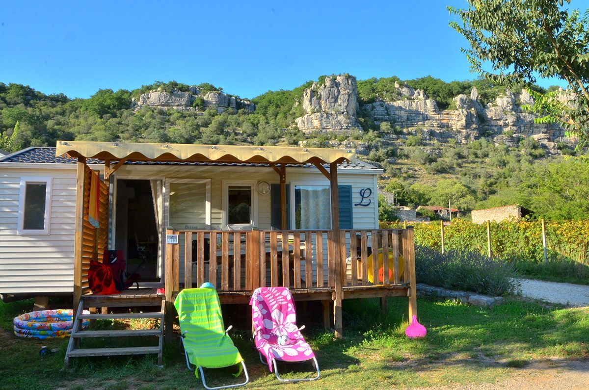 Camping Ardèche airconditioned mobile homes rentals Ardèche
